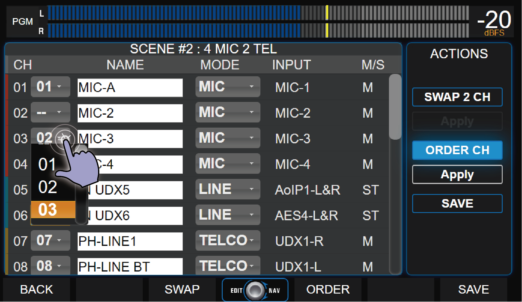 UX18 Order CH UX18 Order CH