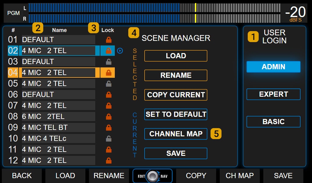 UX18 Pantalla Escenas UX18 Pantalla Escenas