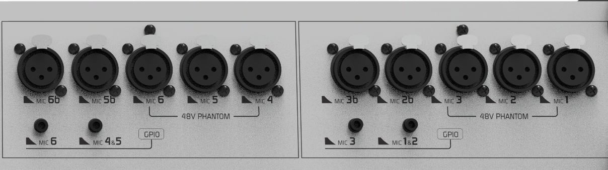 Panel trasero DX 816 - mics