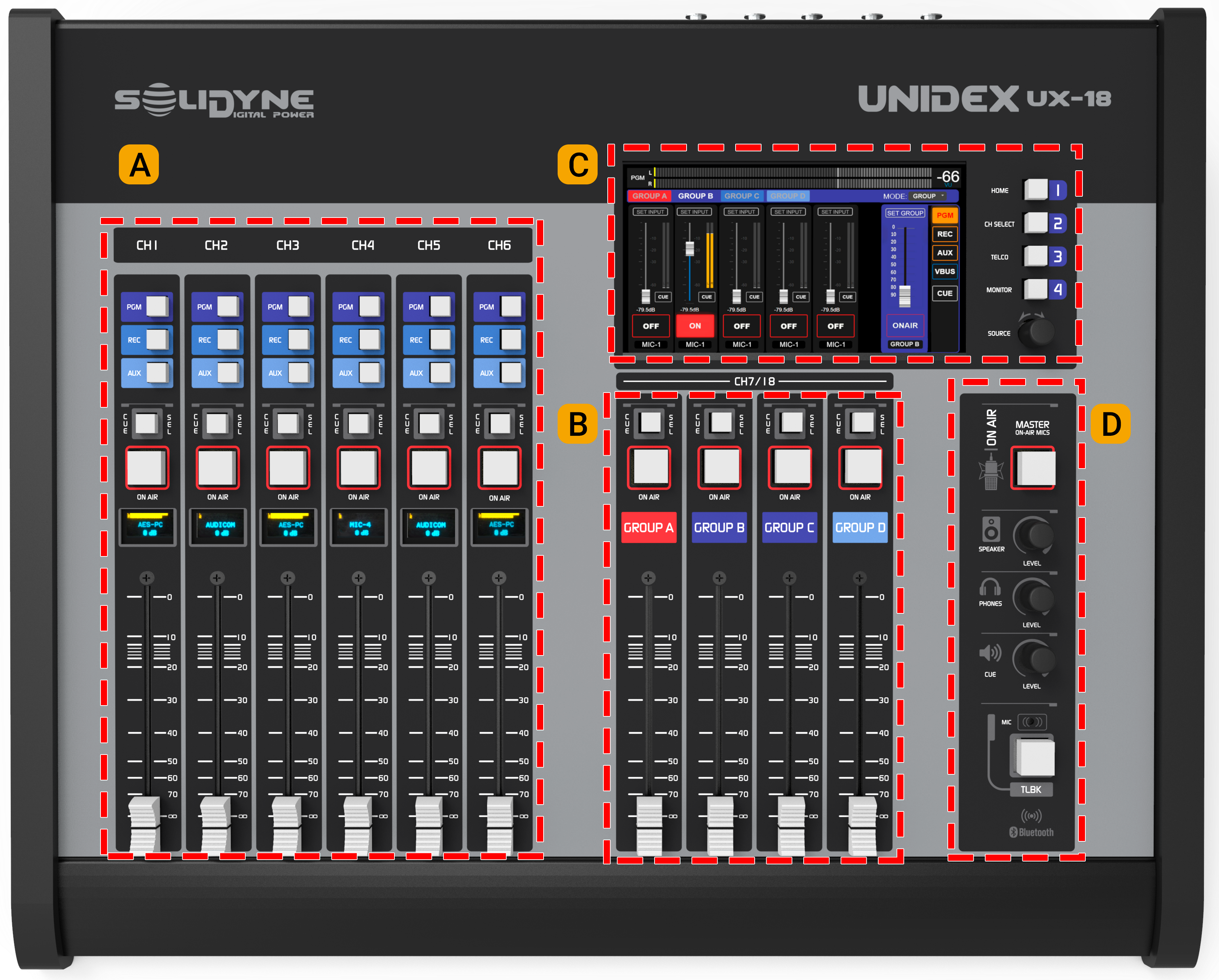 UX18 Superficie UX18 Superficie
