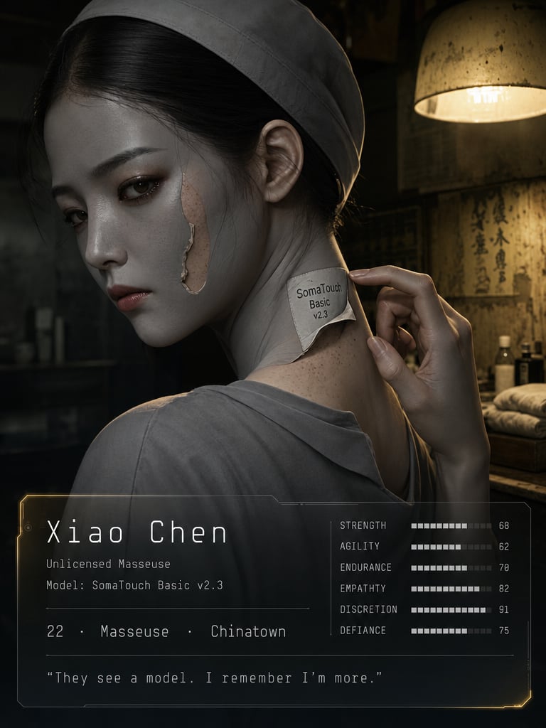 An example character card generated by the Agent