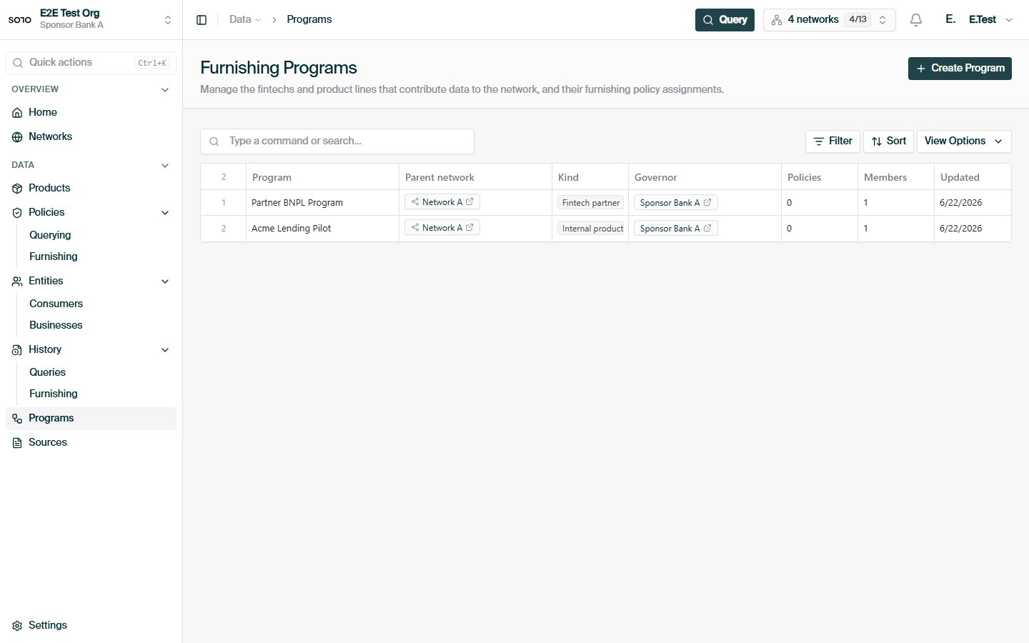 Furnishing subnetworks list — before subnetwork workbook upload