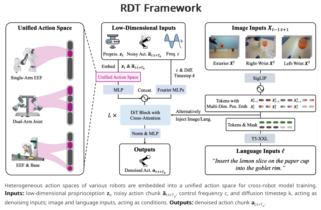 Diffusion transformer model architecture