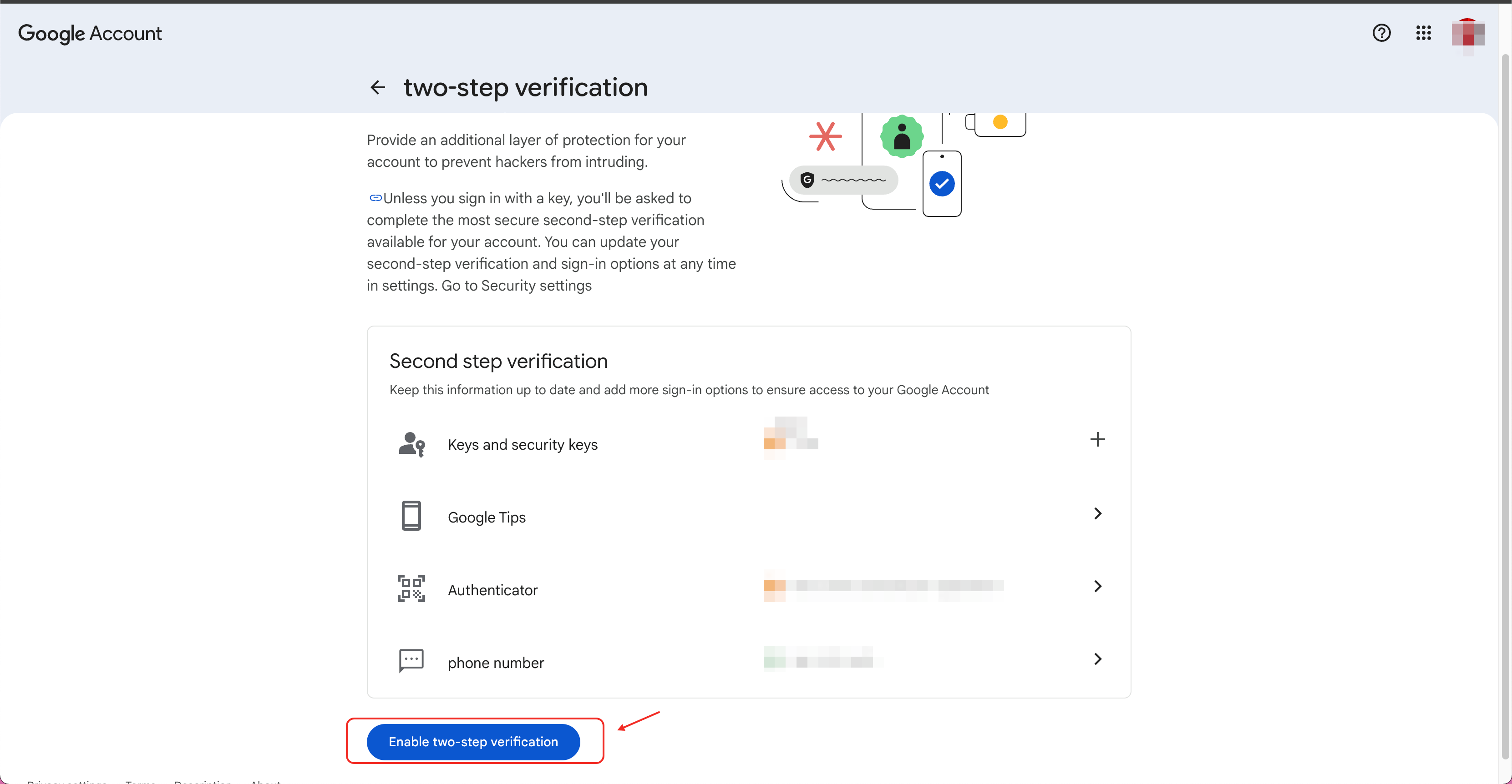 Enablestepverification