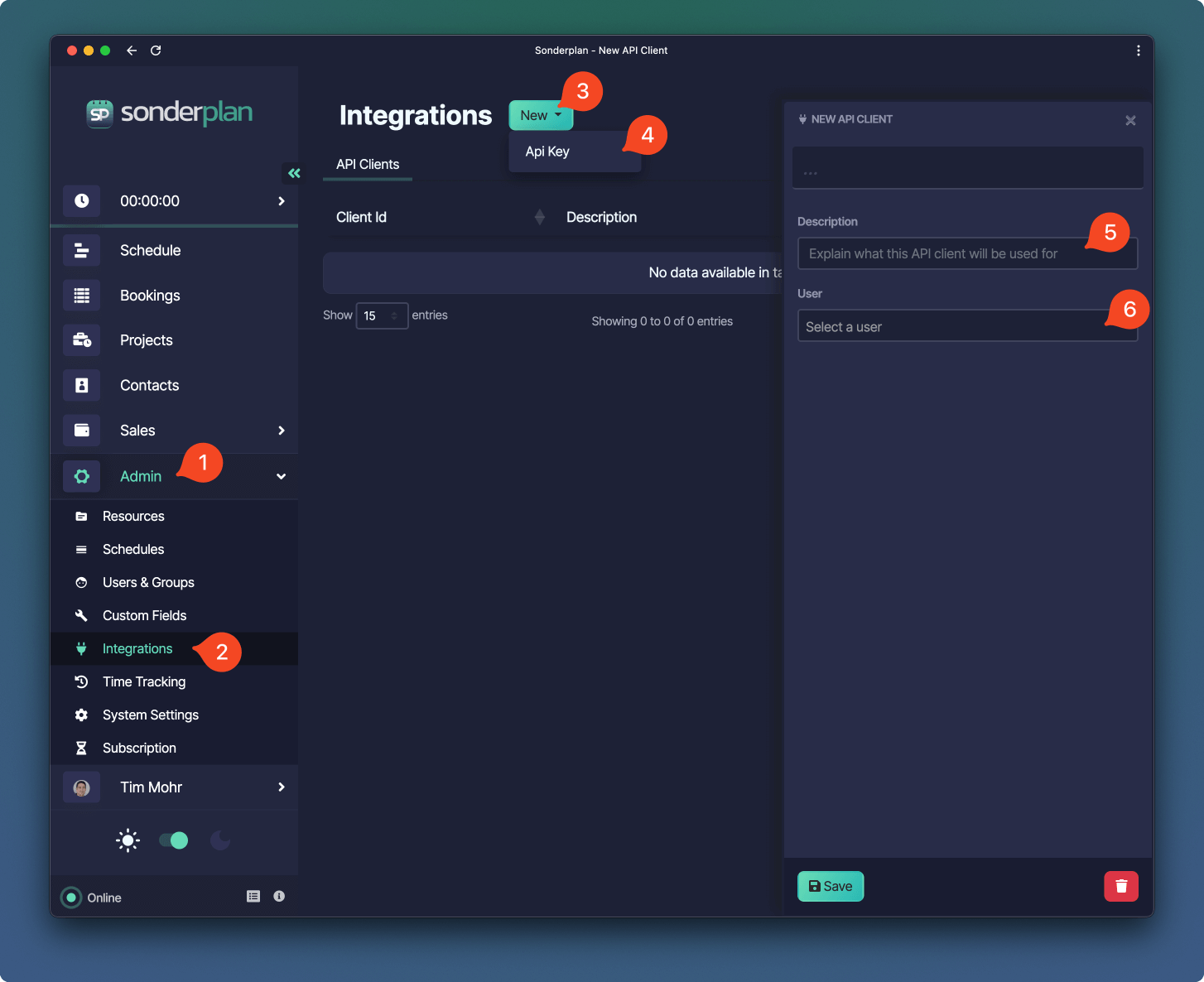 Sonderplan neuer API-Client