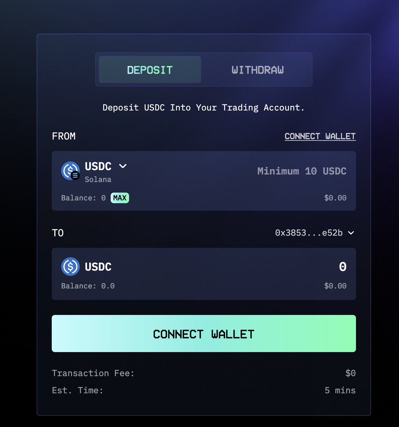 deposit