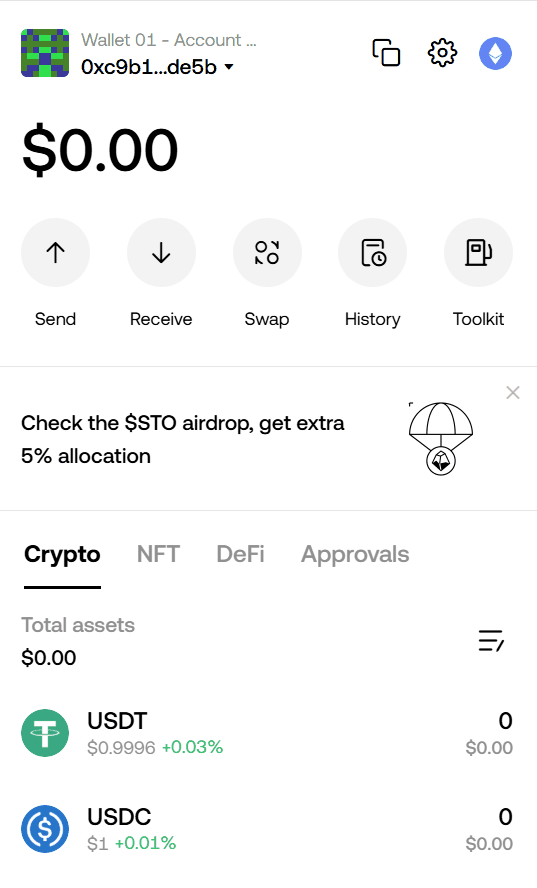 OKX Wallet Setup Guide