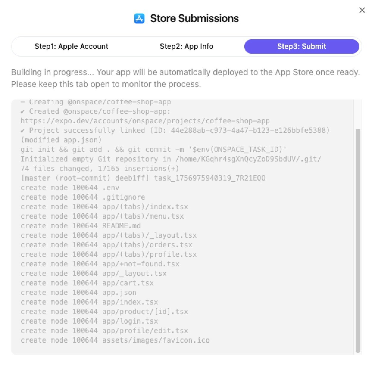 App Store Publishing Flow
