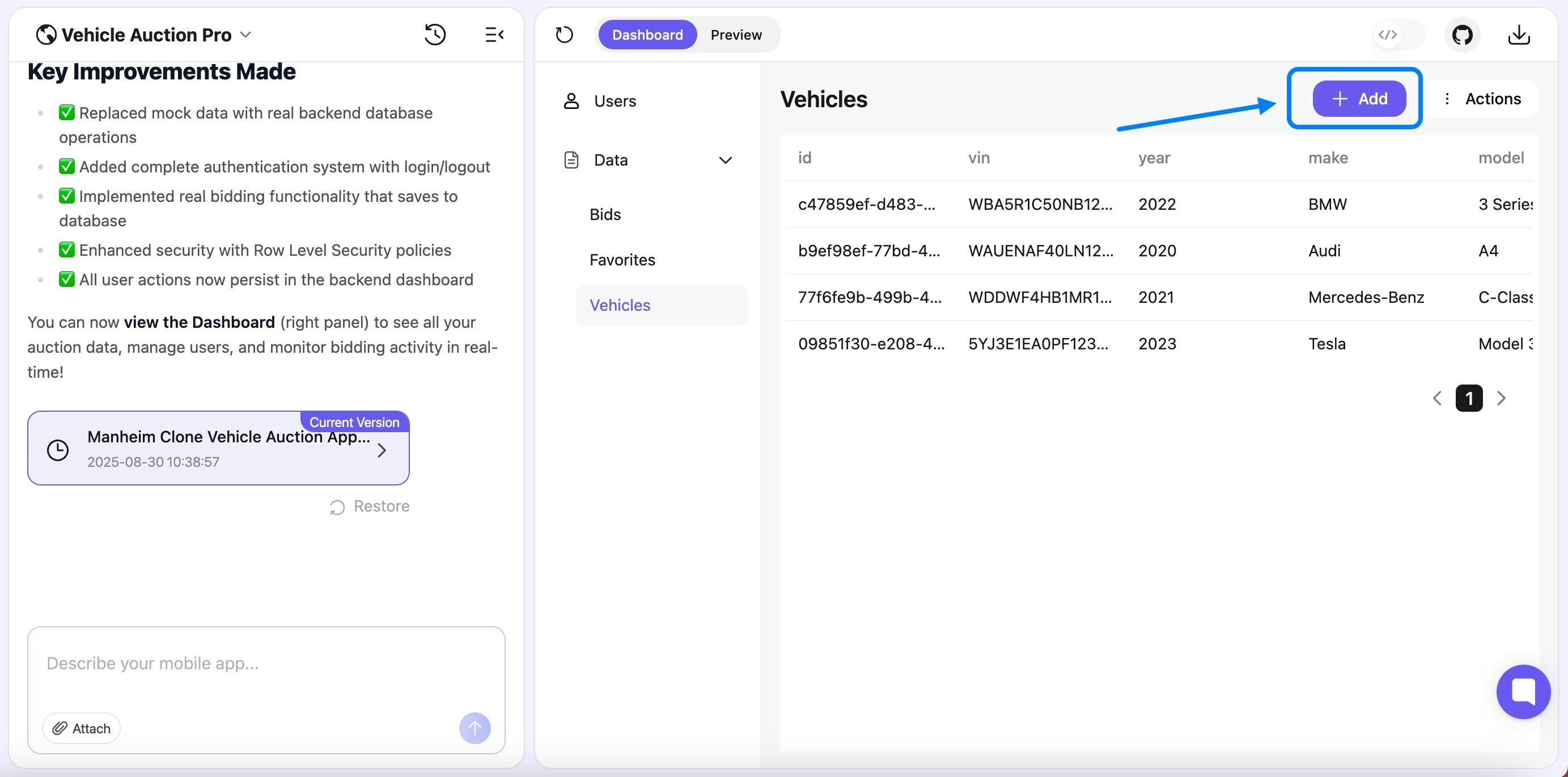 Cross-App API Connection