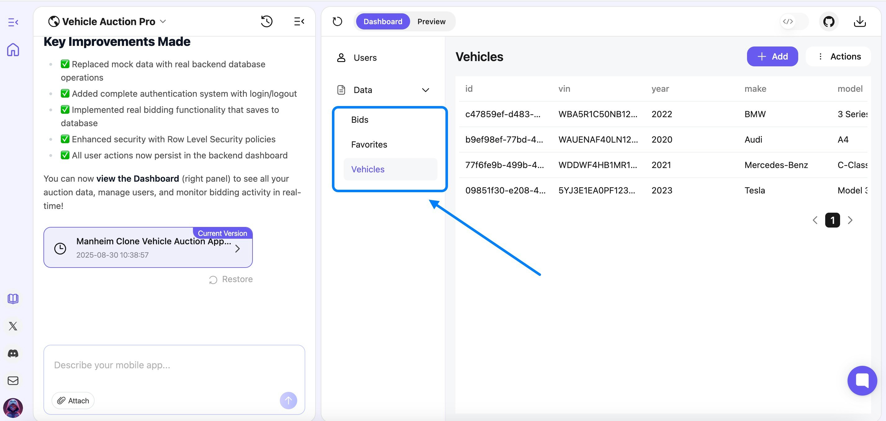 Cross-App API Connection
