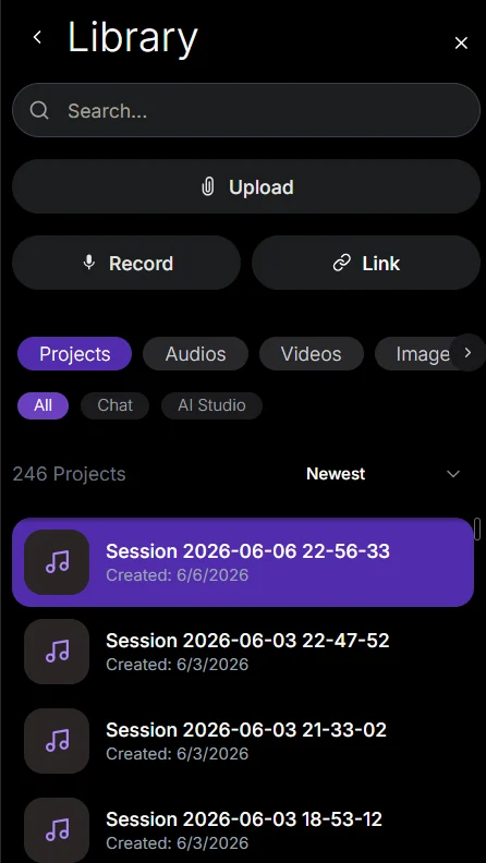 Asset Library - Projects