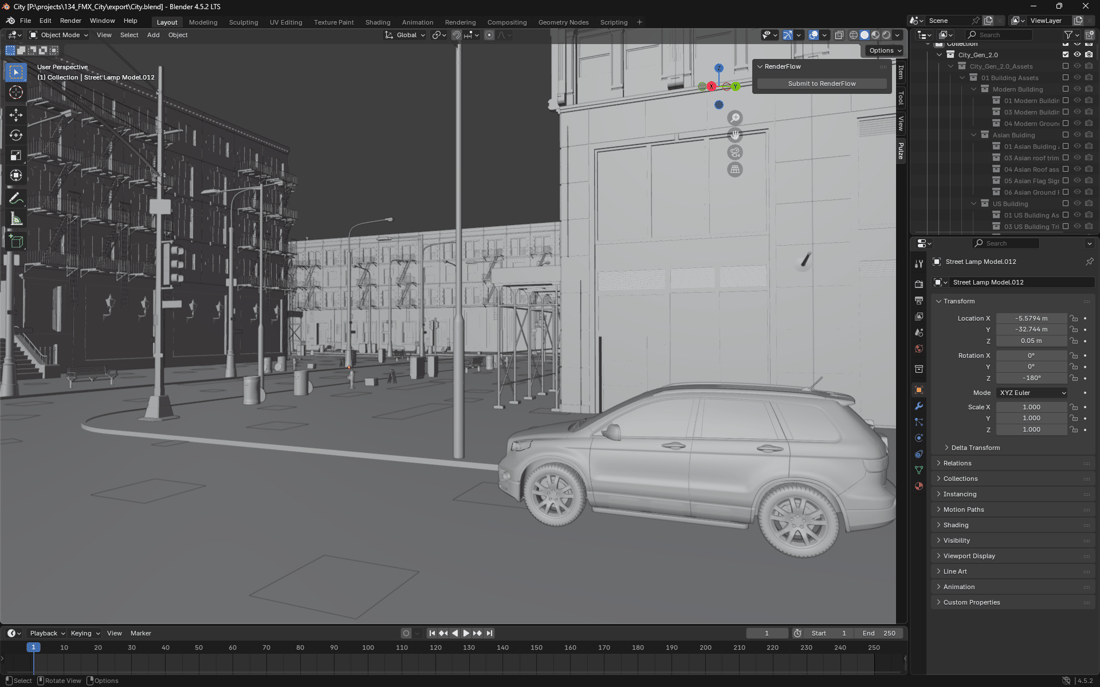 Line Renders Blender Blender Rendering with RenderFlow