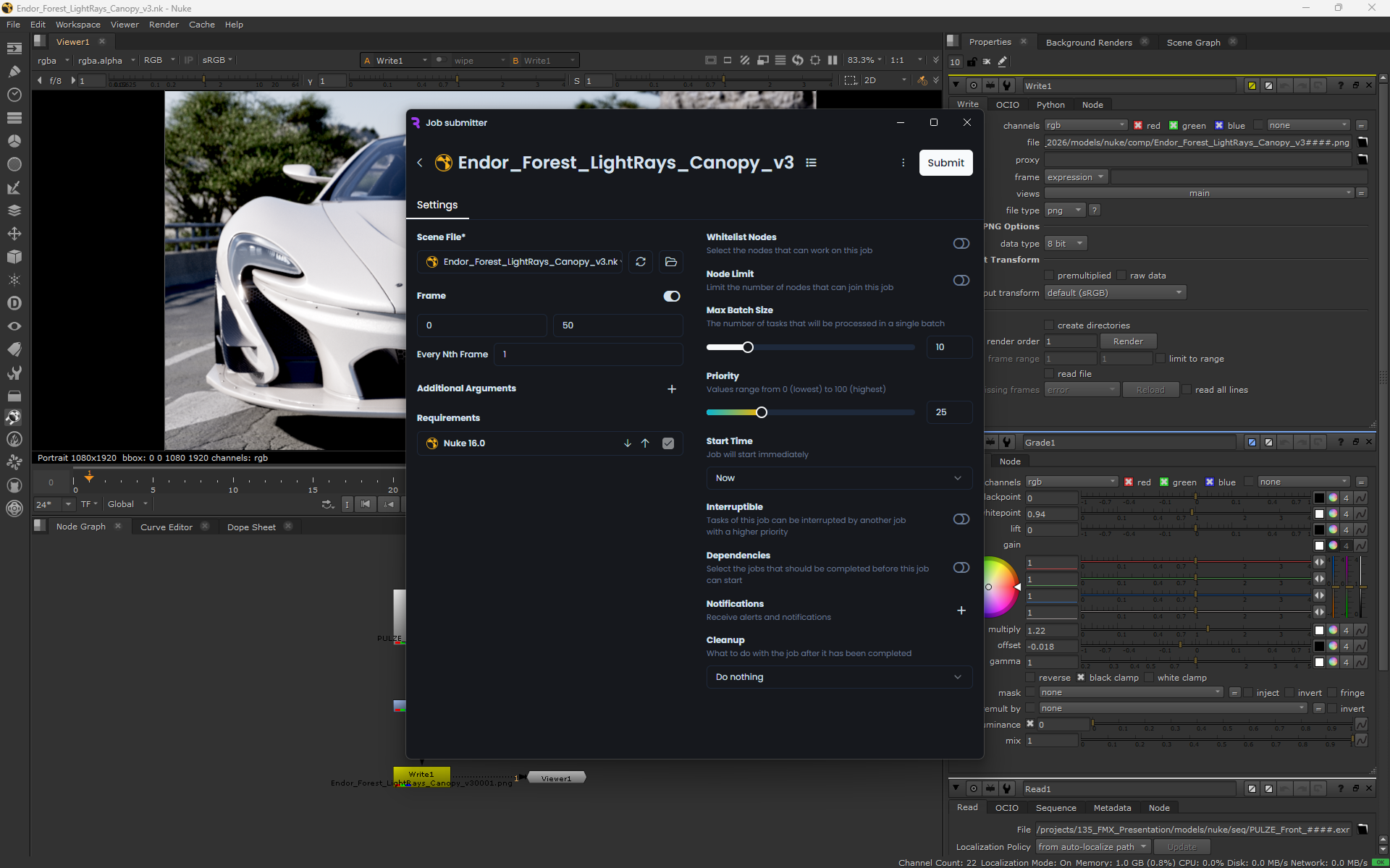 Nuke Rendering with RenderFlow