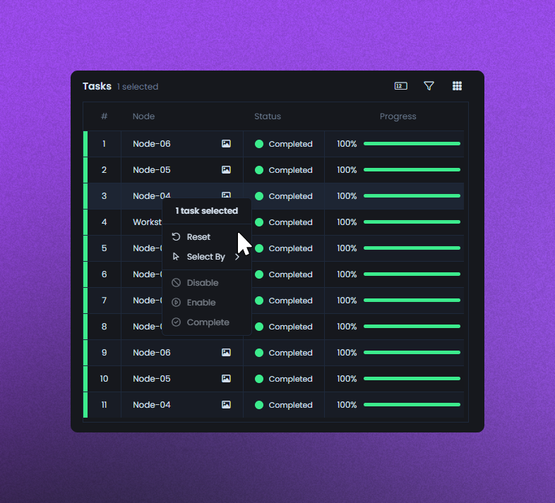 RenderFlow Tasks and Job Details