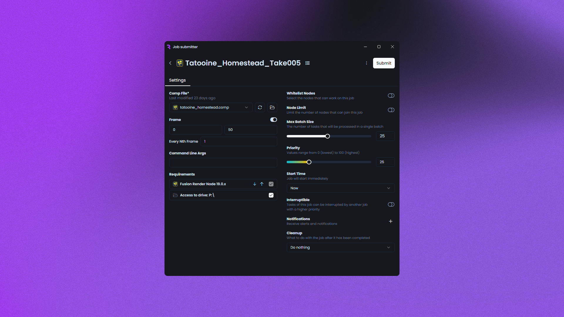 Blackmagic Fusion Rendering with RenderFlow
