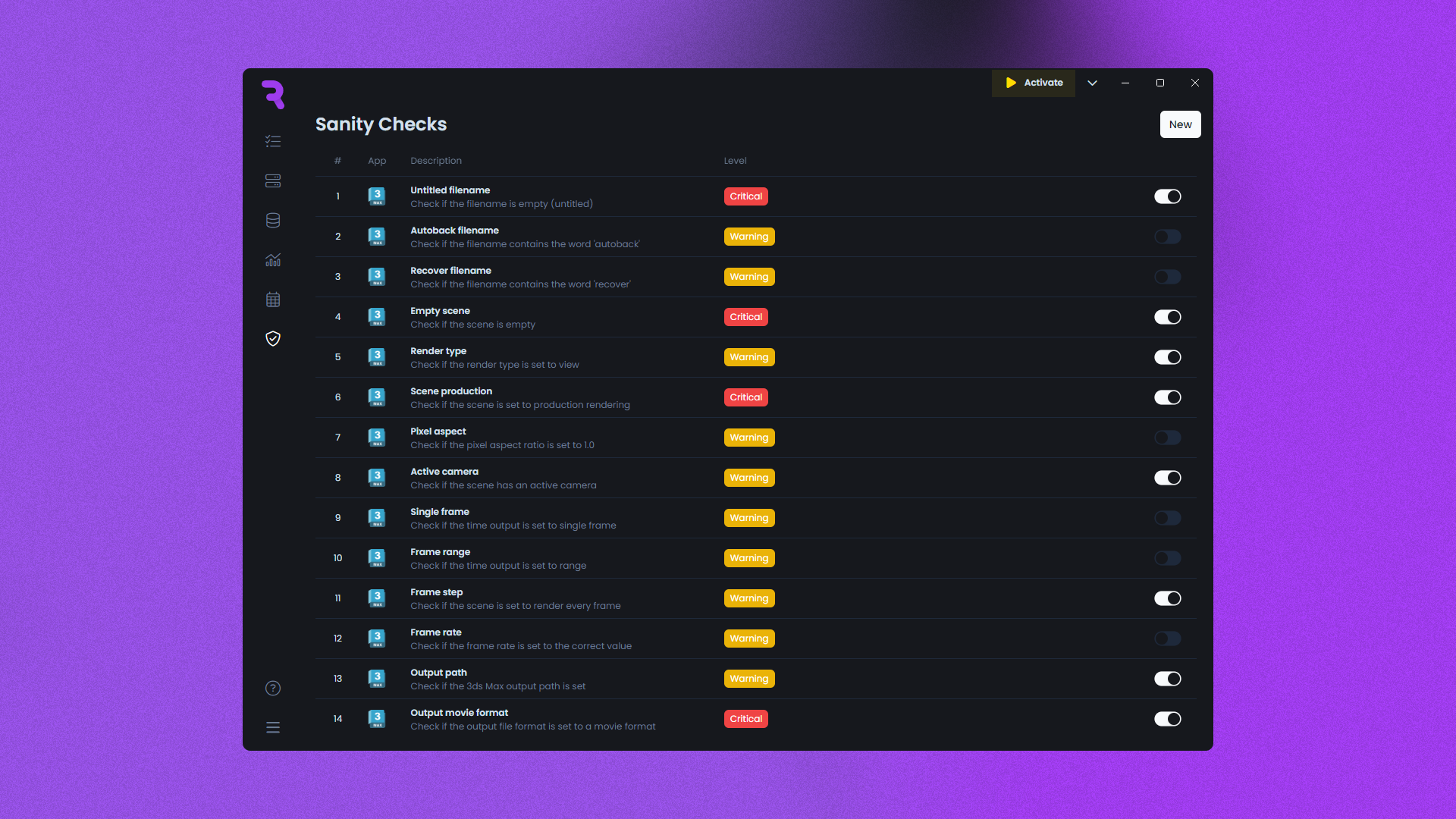 RenderFlow Sanity Check System