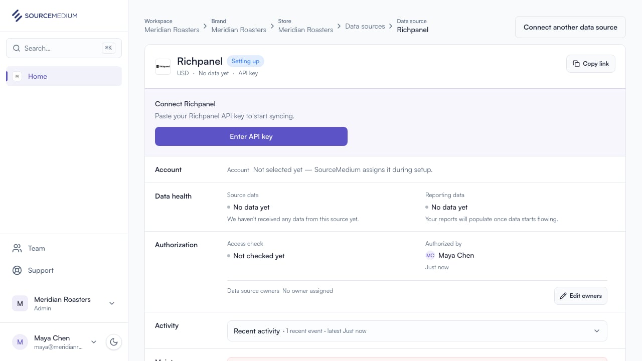 Choose Richpanel