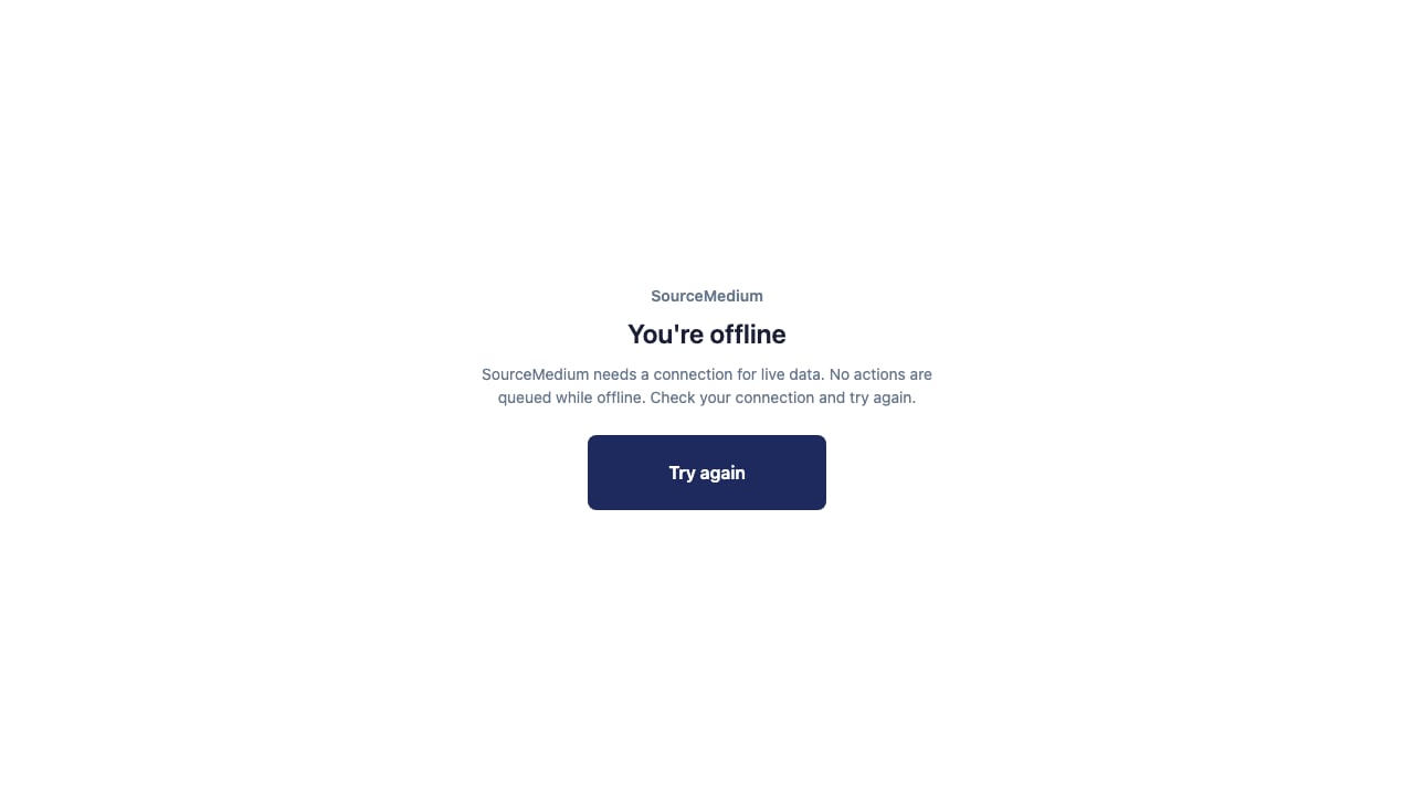 See when you are offline