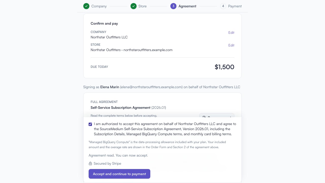 Unlock payment
