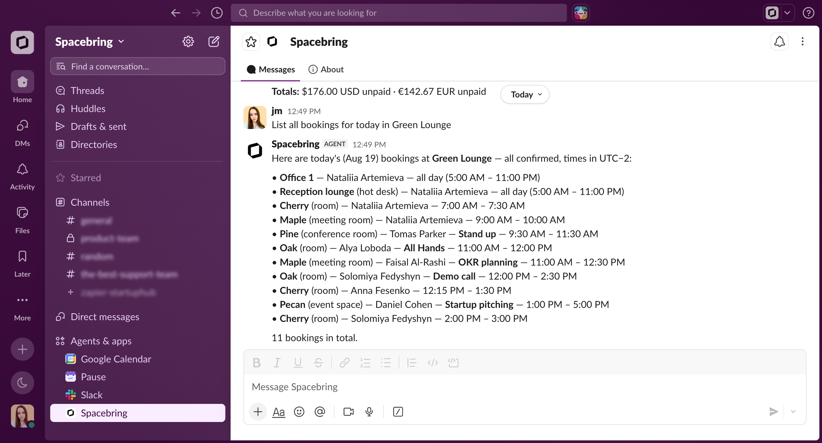 Ai Agents Slack In A Direct Message