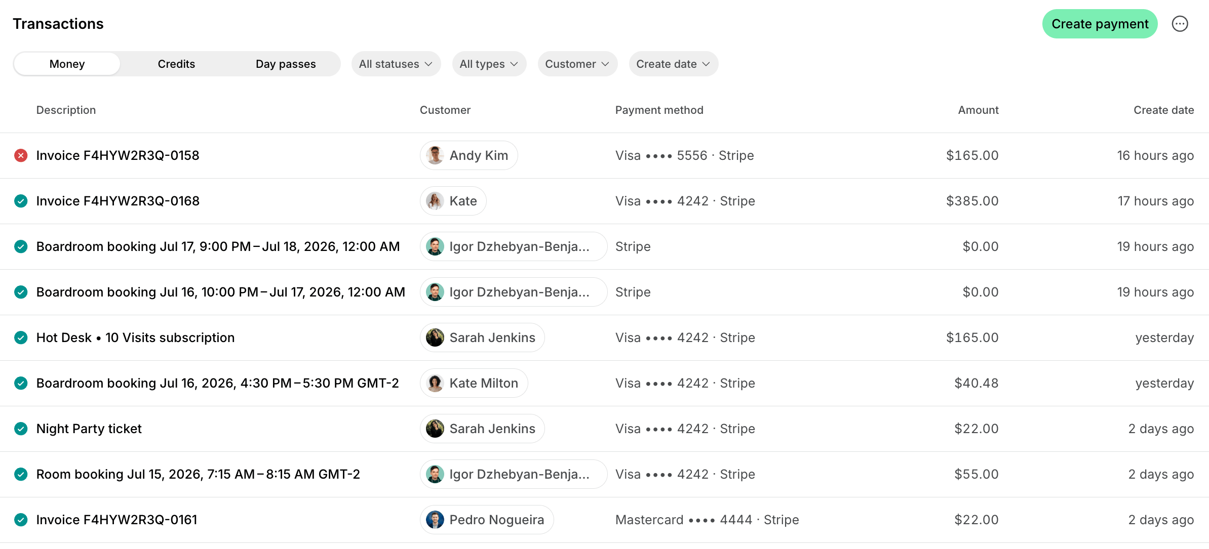 Billing Payments Payment Gateway Track Transactions