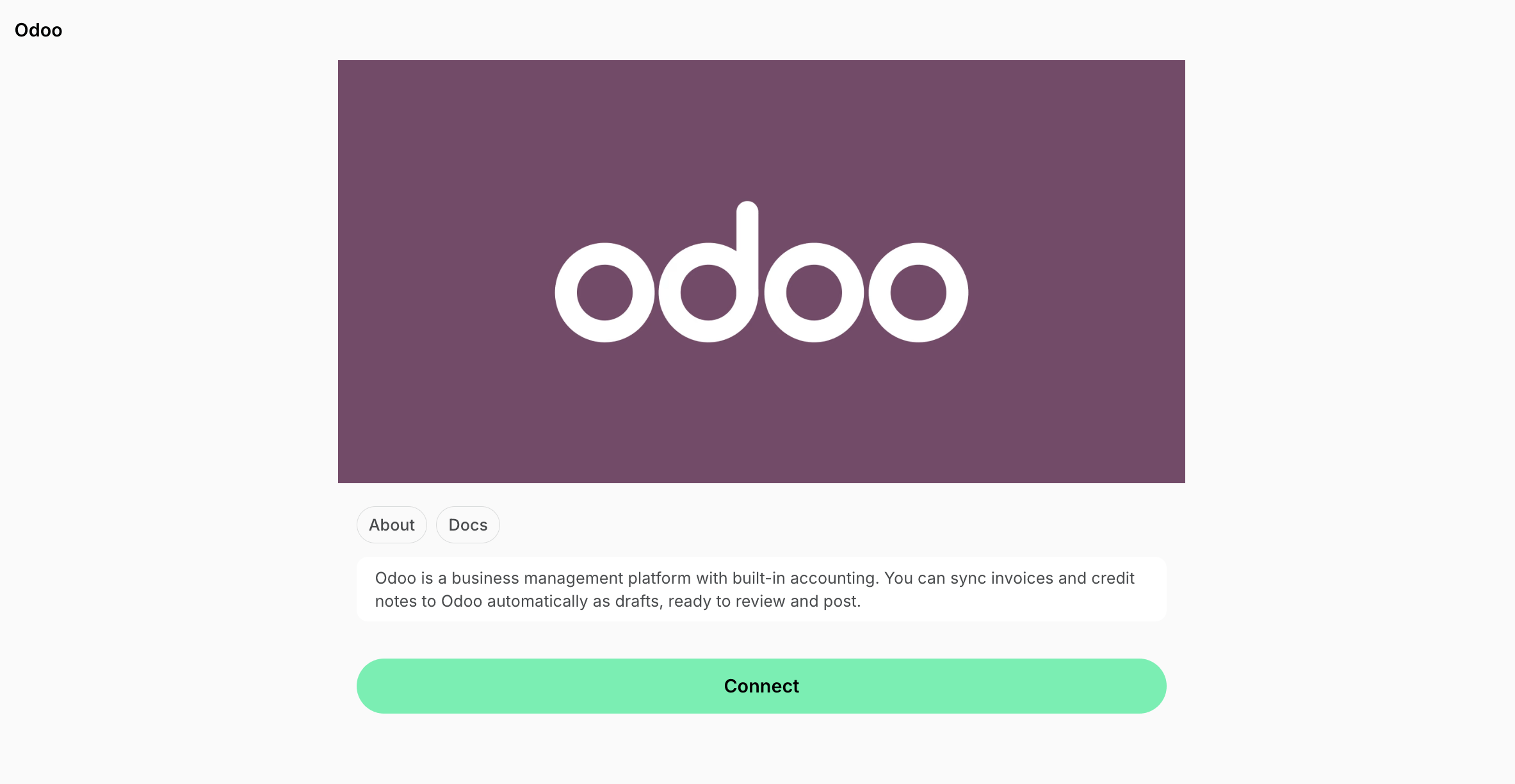 Integrations Accounting Odoo Connect The Odoo Integration Odoo Page