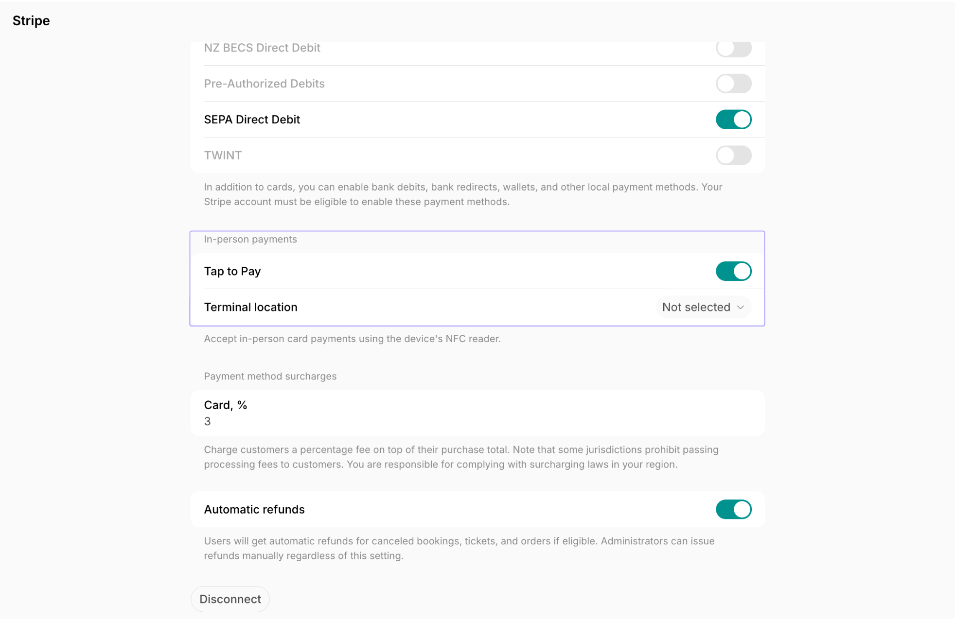 Integrations Payments Stripe Tap To Pay Enable Tap To Pay