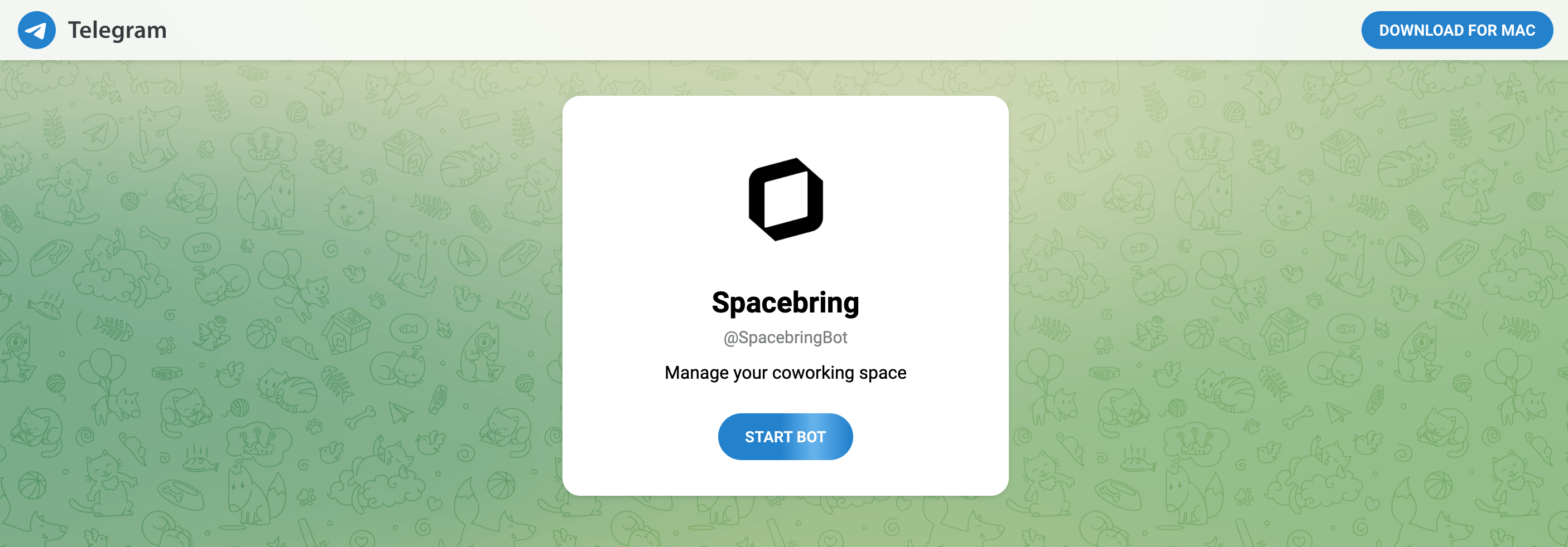 Ai Agents Telegram Connect Spacebring To Telegram Start Bot