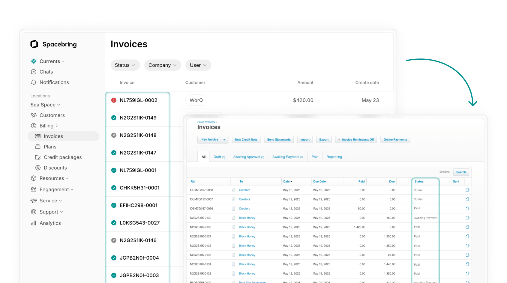 Integrations Accounting Xero Invoice Statuses Sync