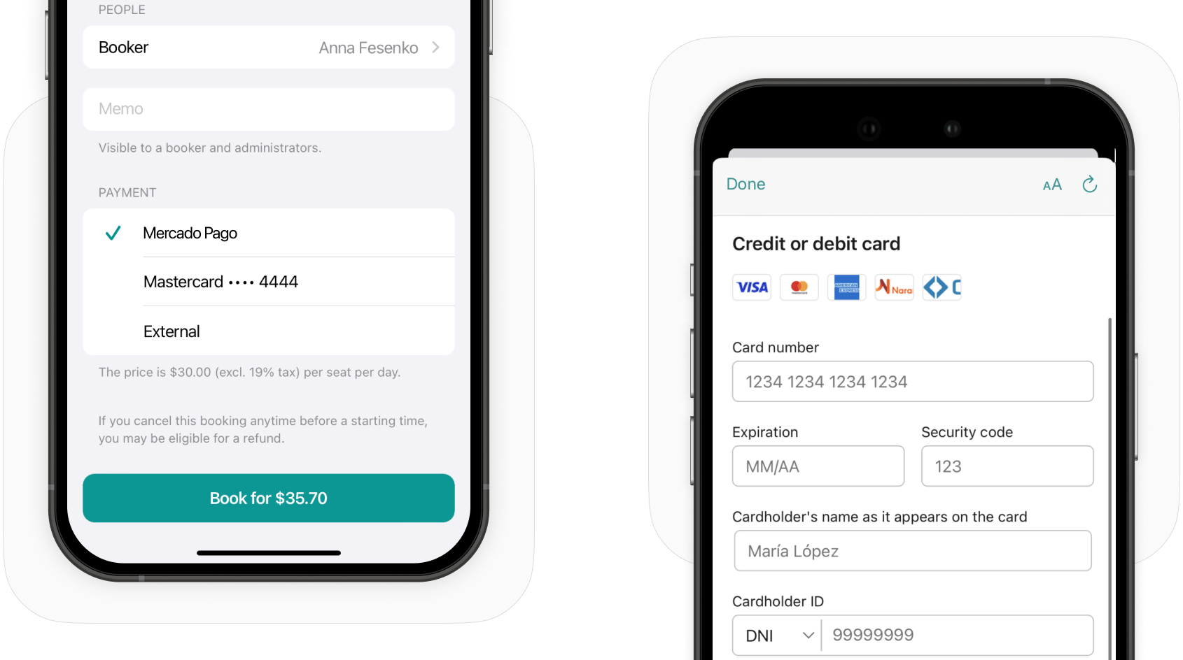 Accept payments with Mercado Pago on Spacebring's coworking space management platform