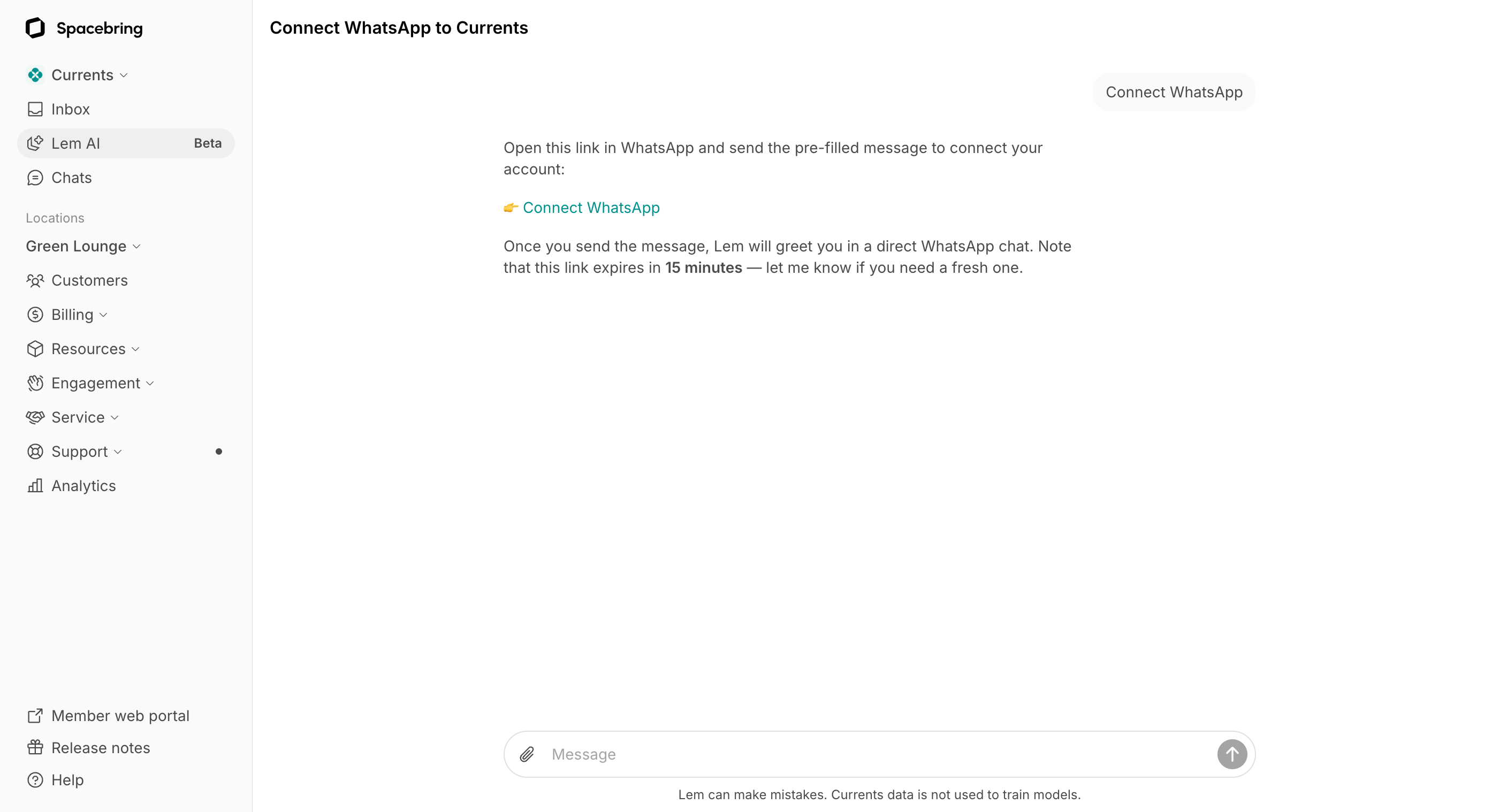 Ai Agents Whatsapp Connect Spacebring To Whatsapp