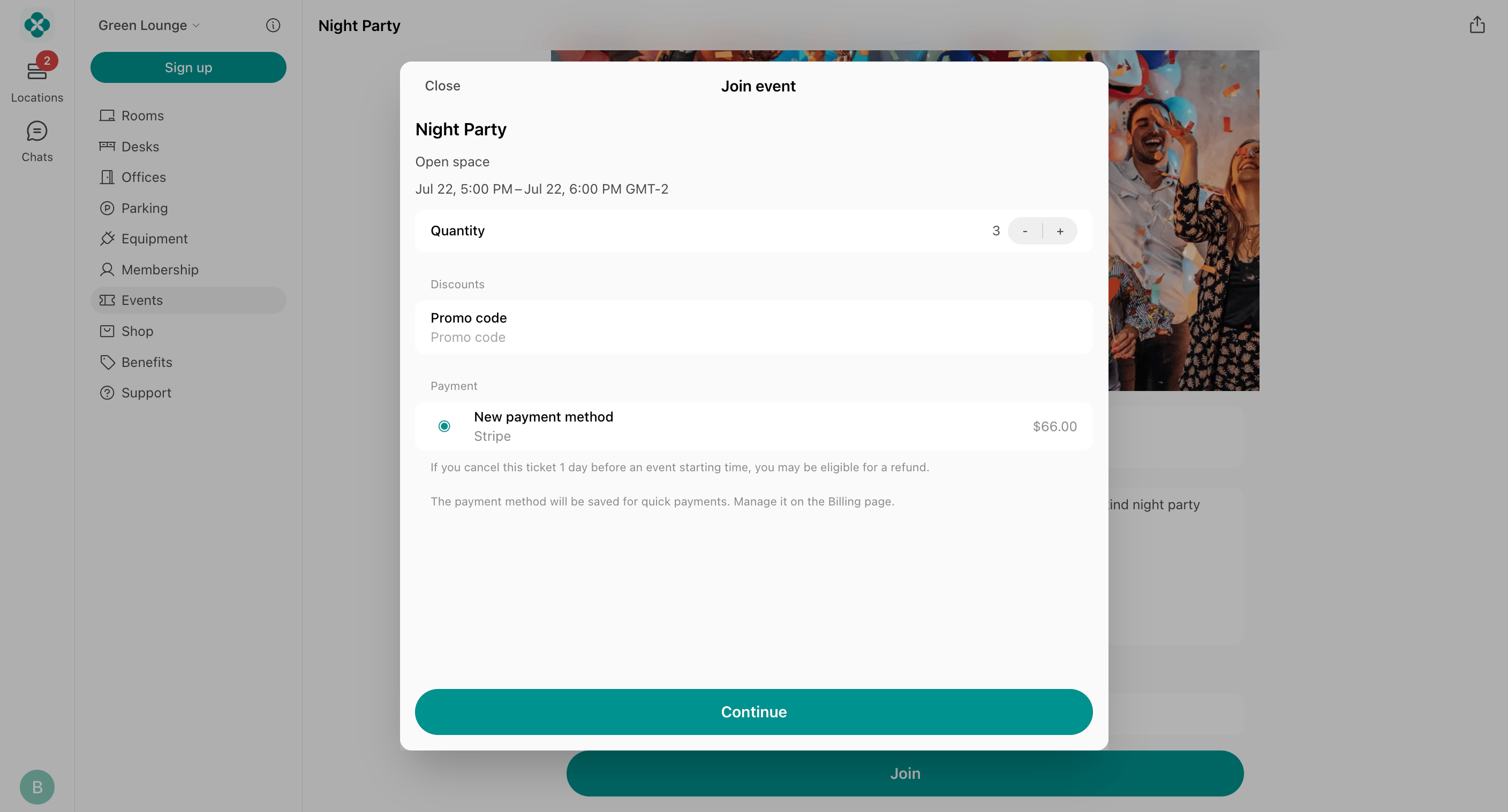 Member Events How Users Join The Event Get Ticket