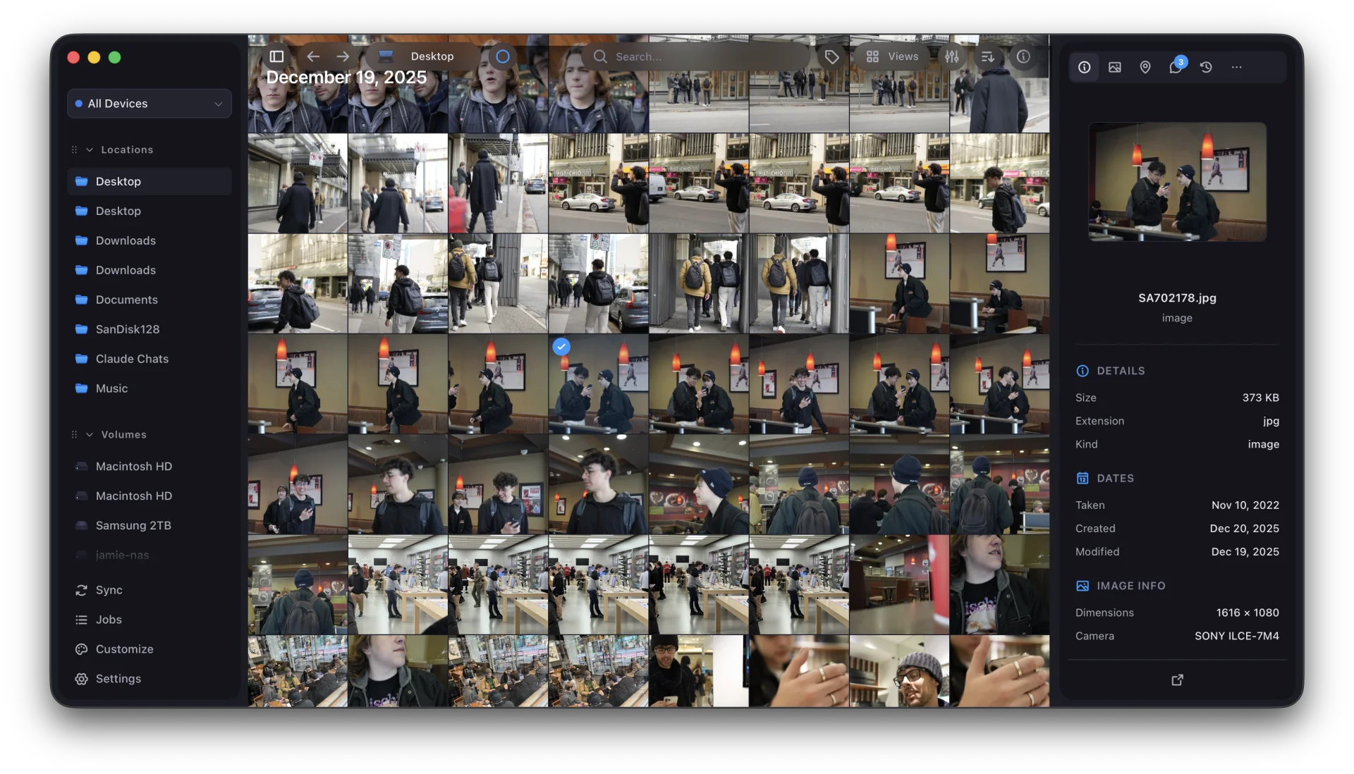 Media view - Gallery and media browsing