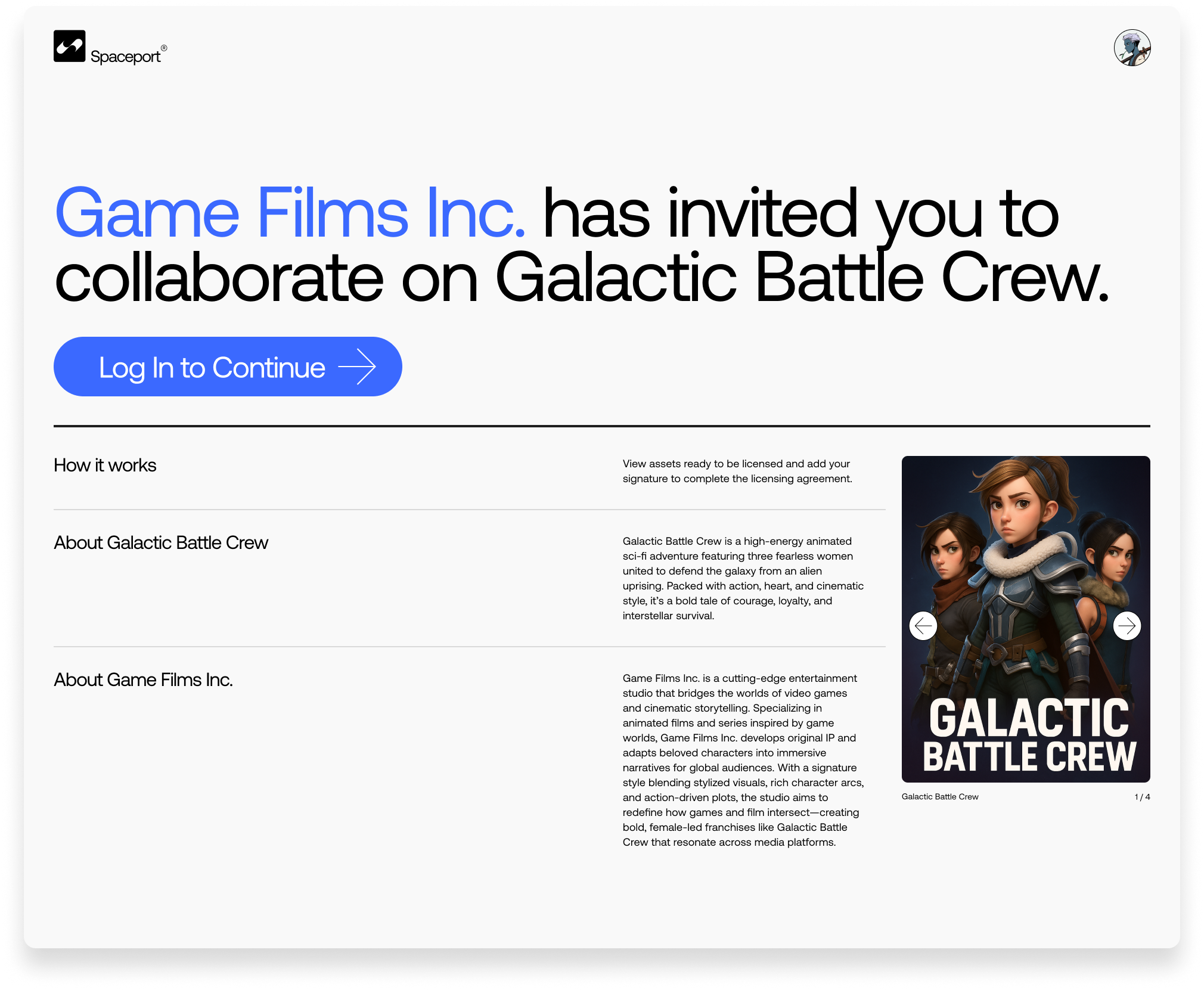 Spaceport Invitations