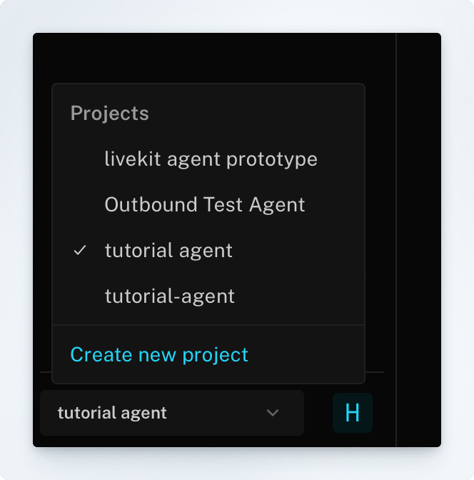 create new project create new project