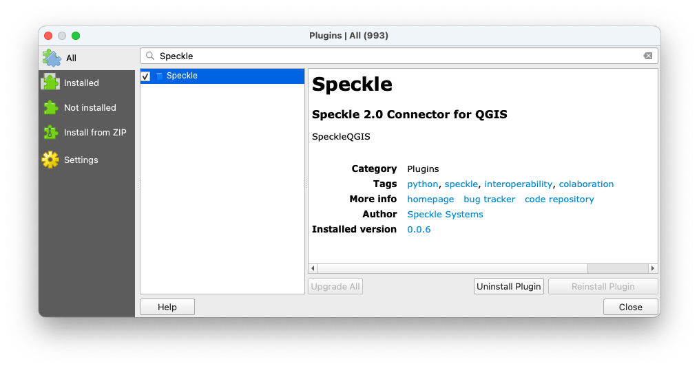 Speckle panel