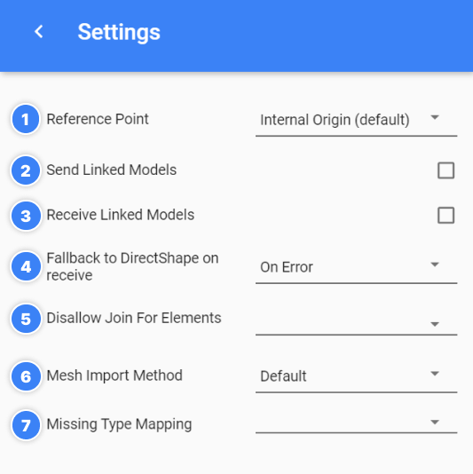 Advanced settings