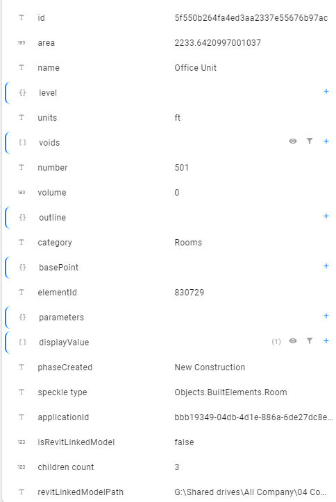 Room data structure