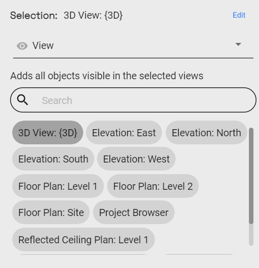 View filter