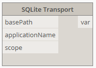 SQLite Transport