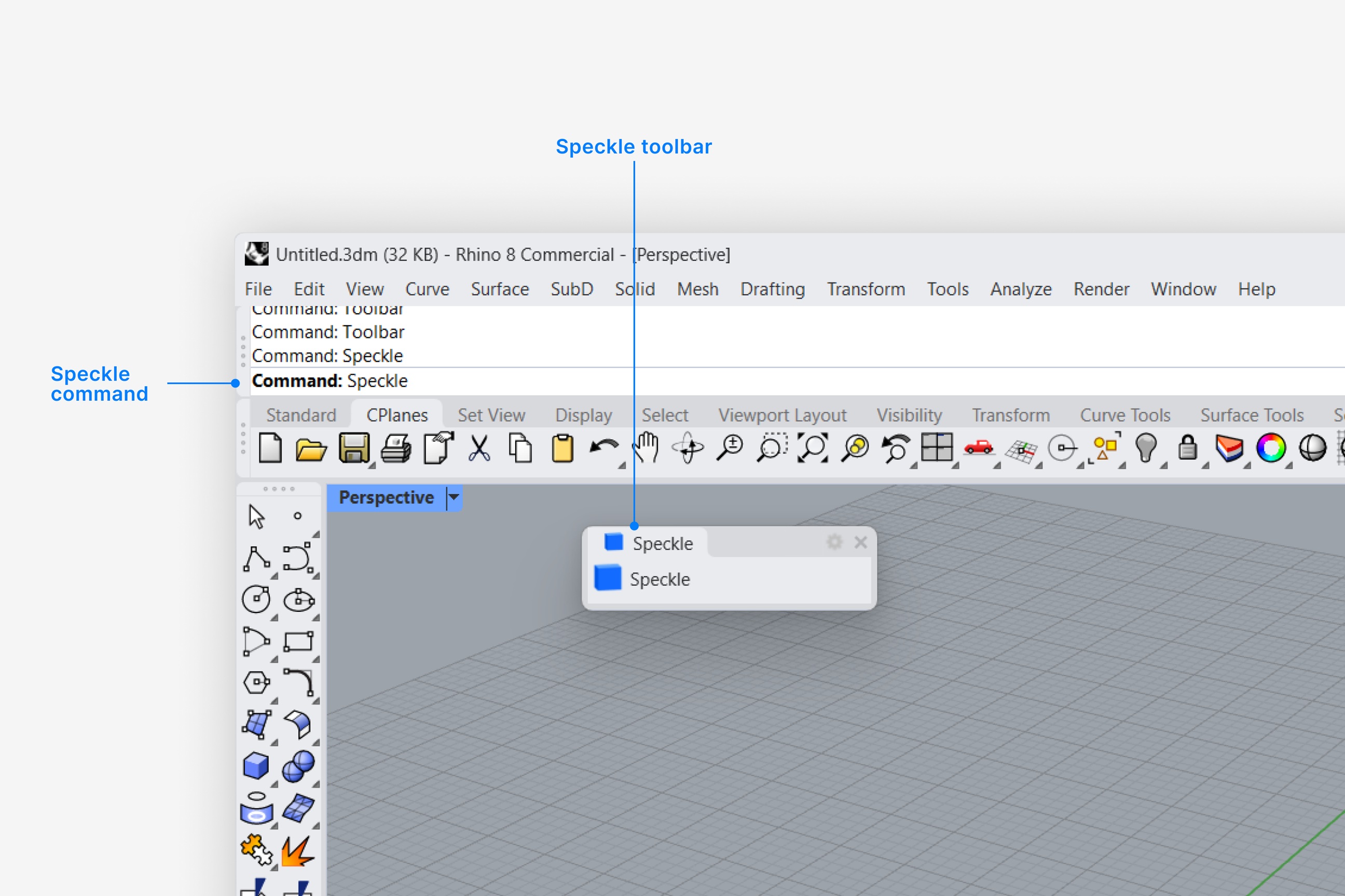 Rhino toolbar