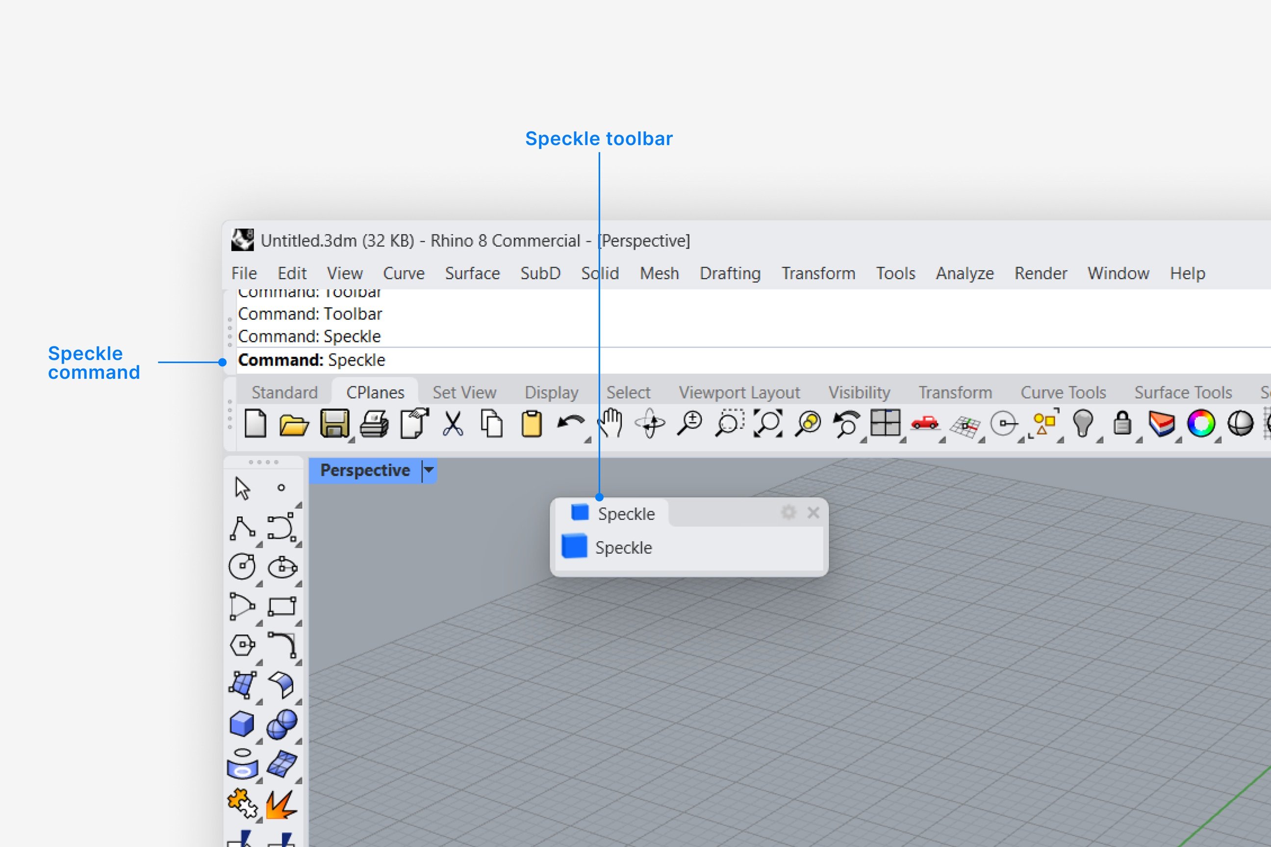 Rhino toolbar