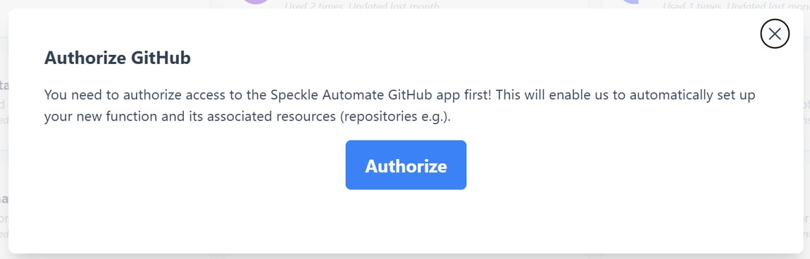 authorise github
