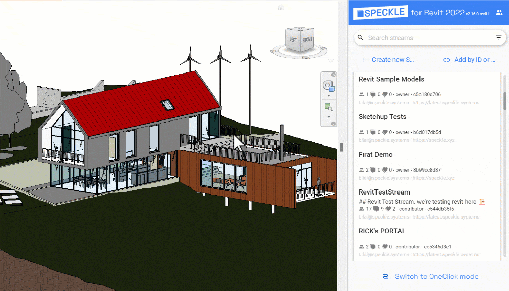 Sending from Revit