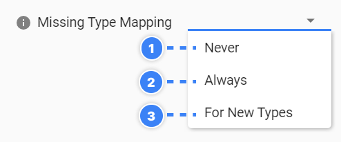 Missing type mapping