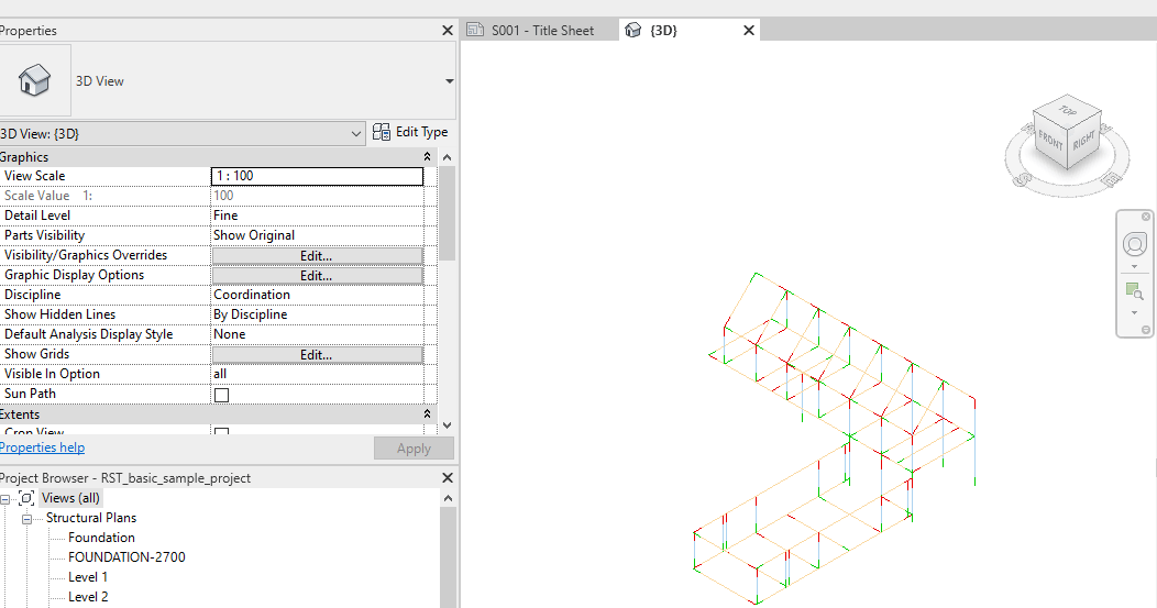 Revit Analytical Model