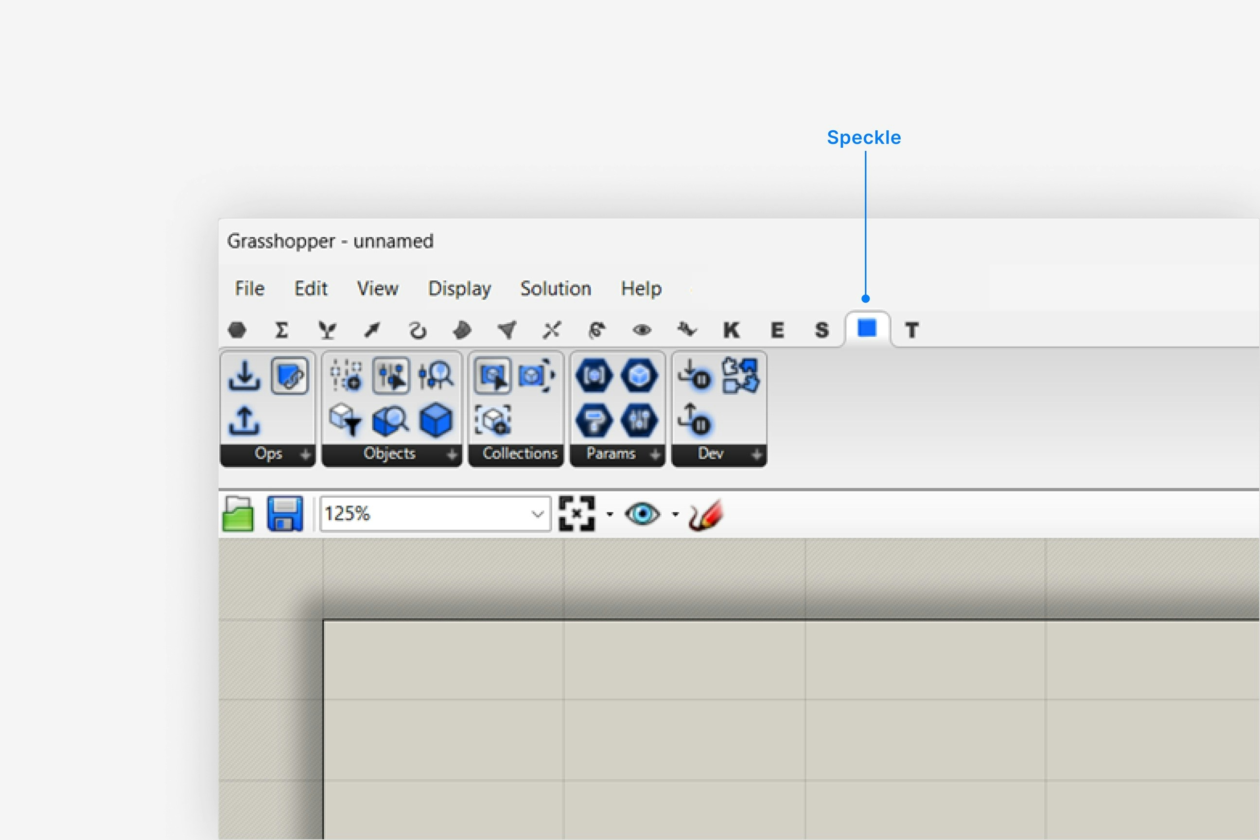 Grasshopper toolbar