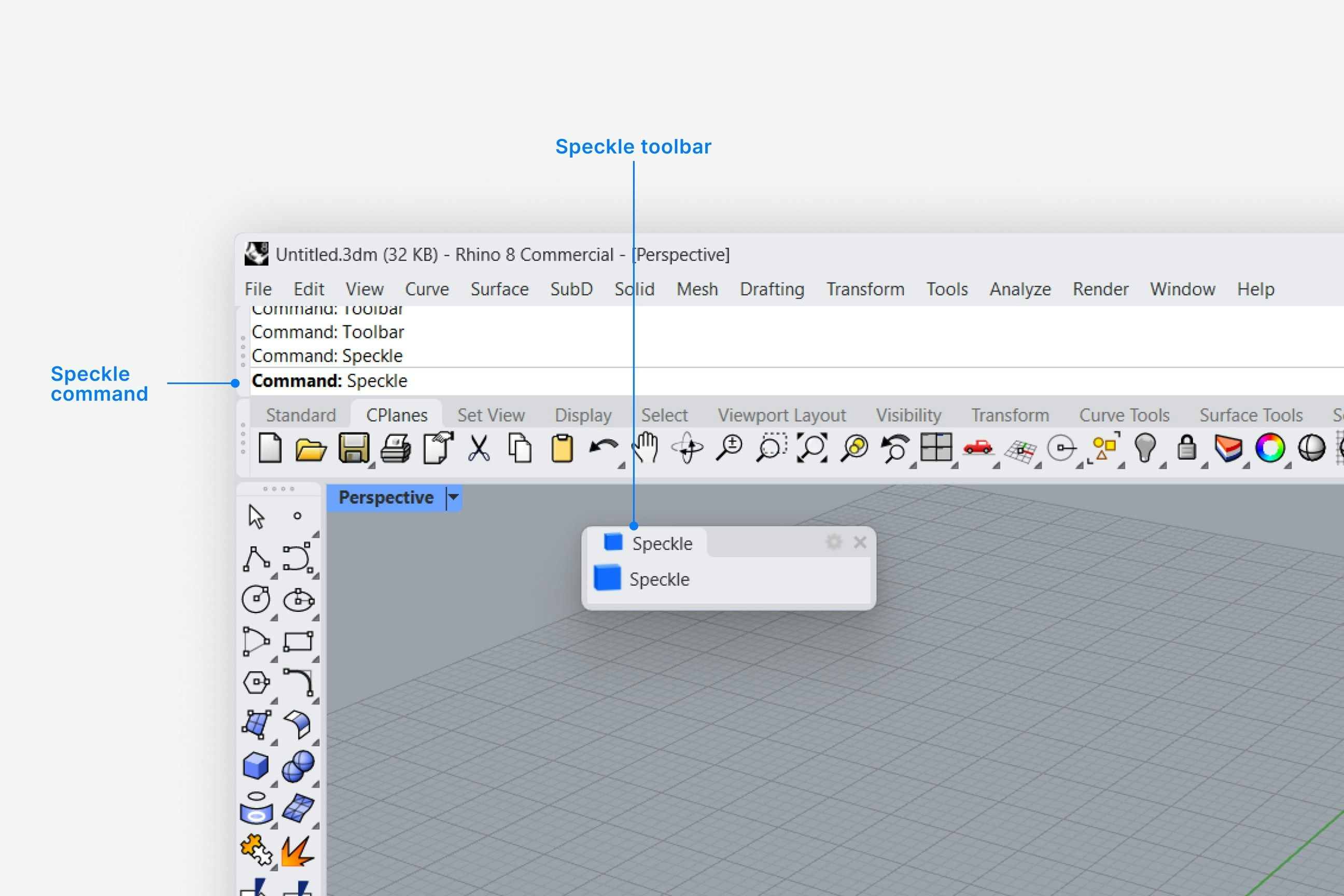 Rhino toolbar