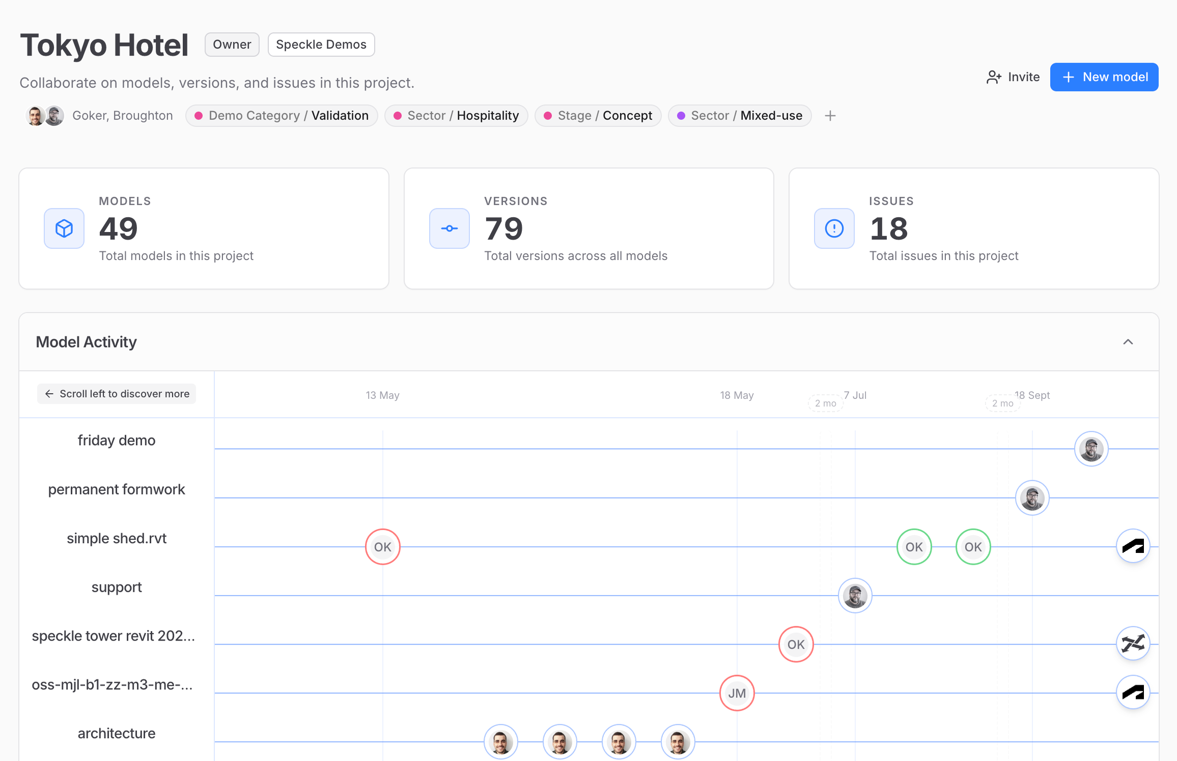 Projects - Speckle Docs