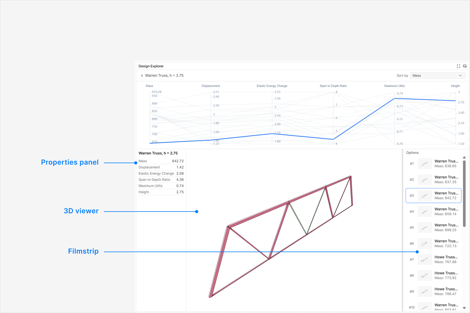 Compare parametric design options from Grasshopper - Speckle Docs